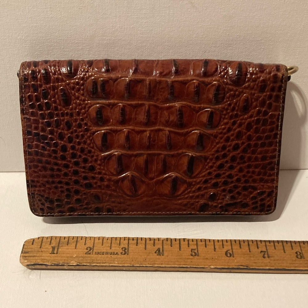 Brahmin minuette bag in pecan. Missing strap